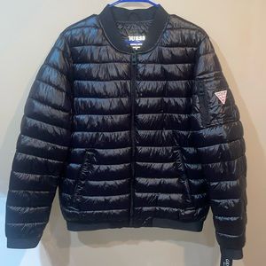 Guess Black Puffer Jacket Men’s Size M *Nwt*